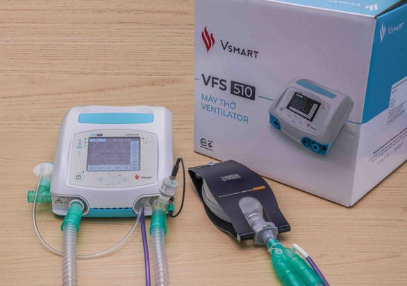 Vinsmart ventilator approved by Health Ministry
